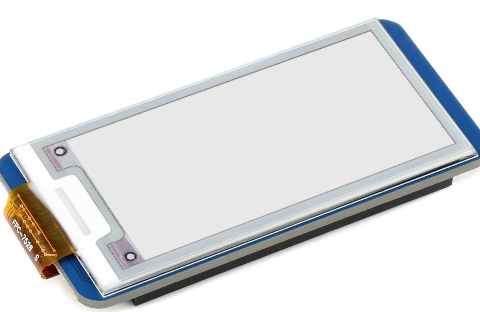 Raspberry Pi Picoと2.13インチ電子ペーパーモジュールの配線図（SPI接続）